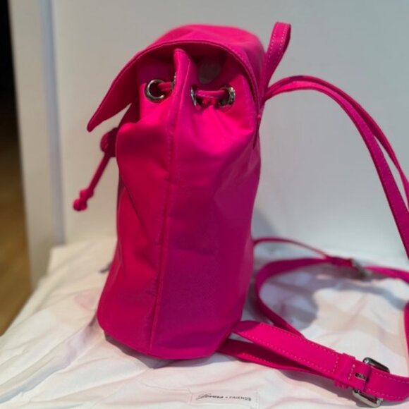 Lover+Friends Hot Pink Back Pack with Storage Bag Never Worn - Picture 7 of 7